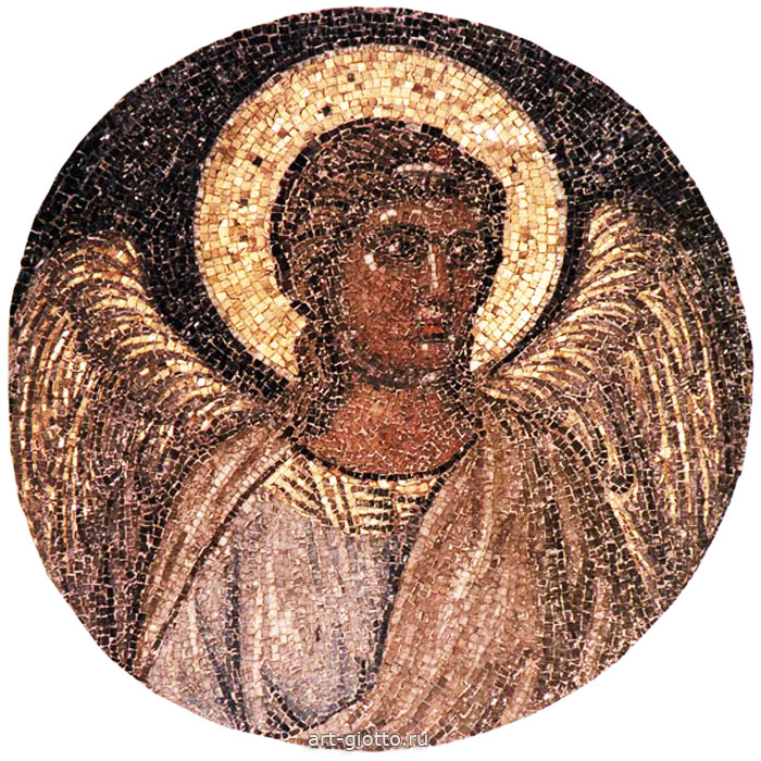 Ангел, фрагмент мозаики Навичелла (Челнок). Джотто / www.art-giotto.ru