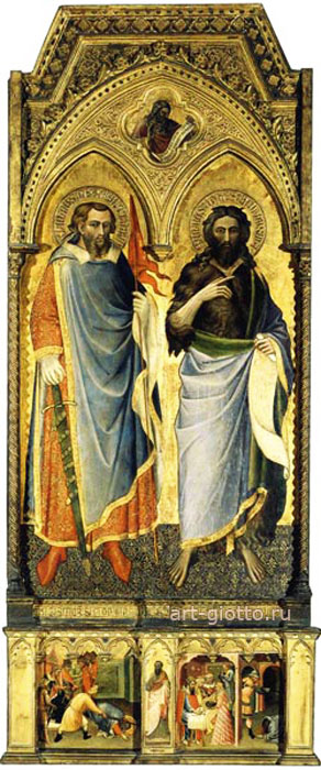 Св. Немезий и Св. Иоанн Креститель. Спинелло Аретино