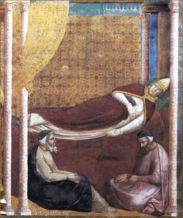 Явление во сне Иннокентию III Св. Франциска. Фрагмент