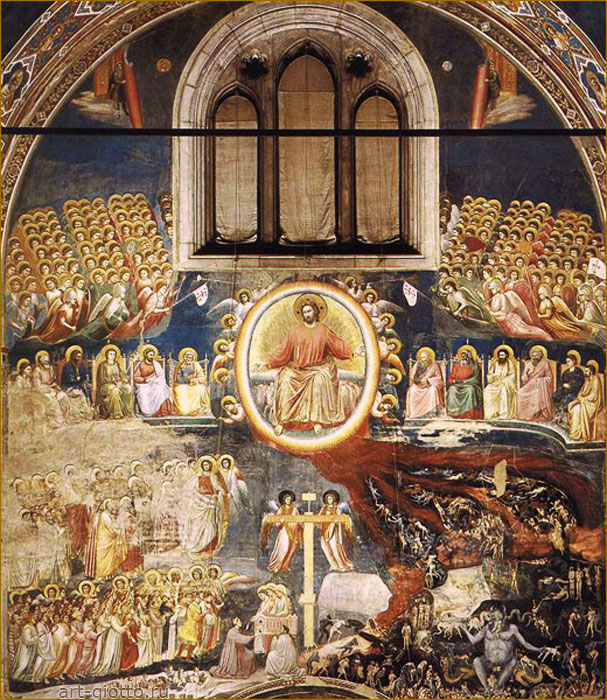 Страшный суд. Фреска капеллы дель Арена (Скровеньи), Падуя. Джотто / www.art-giotto.ru